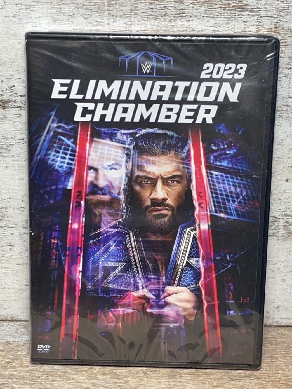 WWE Elimination Chamber DVD 2023 Roman Reigns, Sami Zayn, Bobby Lashley New
